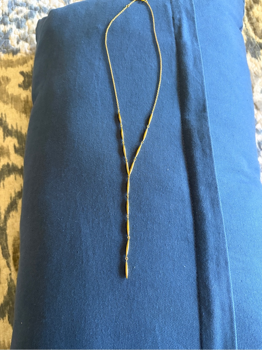 Gorjana New Gold Y-Shaped Drop Necklace - Women Jewelry